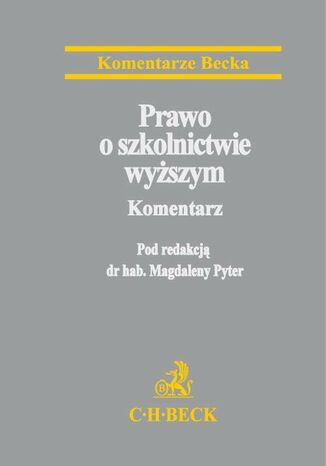 Prawo o szkolnictwie wyższym. Komentarz
