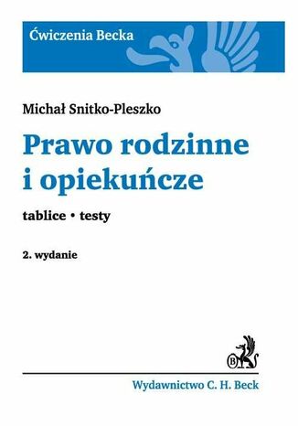 Prawo rodzinne i opiekucze Tablice. Testy Micha Snitko-Pleszko - okadka audiobooks CD
