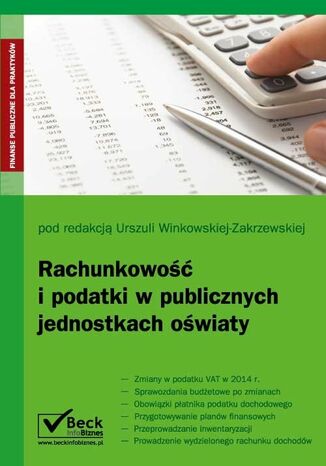 Rachunkowo i podatki w publicznych jednostkach owiaty Urszula Winkowska-Zakrzewska - okadka ebooka