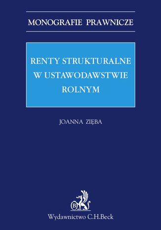 Renty strukturalne w ustawodawstwie rolnym Joanna Ziba - okadka audiobooks CD