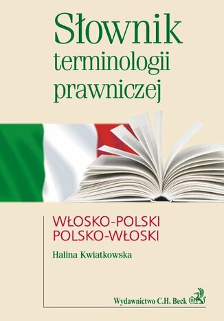 Sownik terminologii prawniczej wosko-polski polsko-woski Halina Kwiatkowska - okadka ebooka
