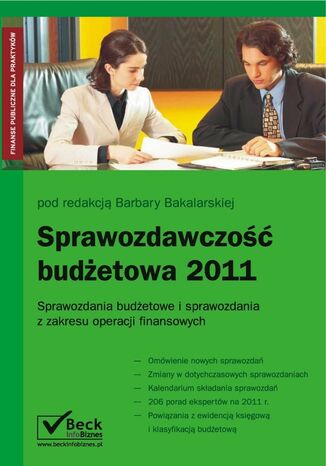 Sprawozdawczo budetowa 2011 Barbara Bakalarska - okadka ebooka
