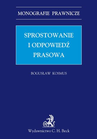 Sprostowanie i odpowiedź prasowa