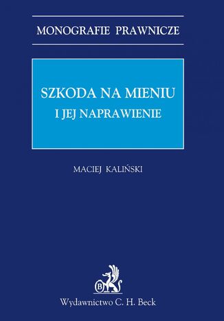 Szkoda na mieniu i jej naprawienie Maciej Kaliski - okadka audiobooks CD