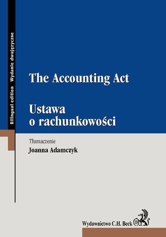 Ustawa o rachunkowoci. The Accounting Act Joanna Adamczyk - okadka audiobooka MP3