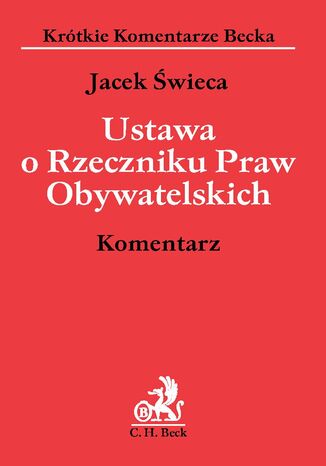 Ustawa o Rzeczniku Praw Obywatelskich dr Jacek wieca - okadka ebooka
