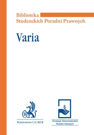 Varia Izabela Kranicka - okadka ebooka