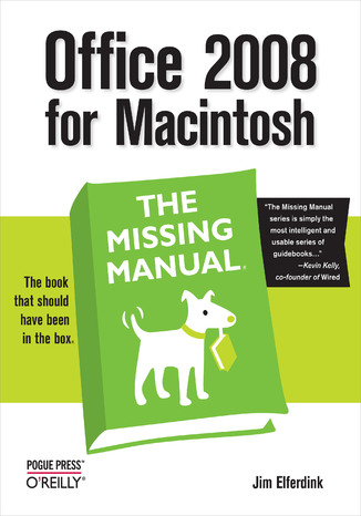 Office 2008 for Macintosh: The Missing Manual. The Missing Manual Jim Elferdink - okadka audiobooka MP3