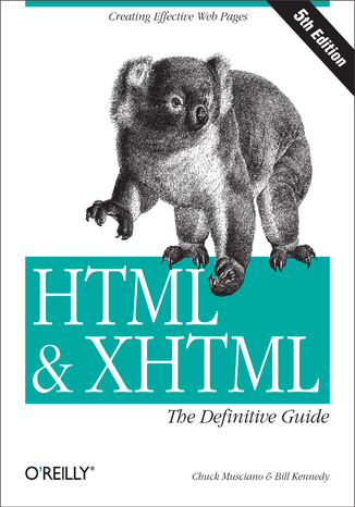 Okładka:HTML & XHTML: The Definitive Guide. The Definitive Guide. 5th Edition 