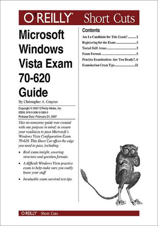 Microsoft Windows Vista Exam 70-620 Guide Christopher A. Crayton - okładka audiobooks CD
