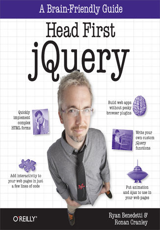 Head First jQuery. A Brain-Friendly Guide Ryan Benedetti, Ronan Cranley - okładka audiobooka MP3