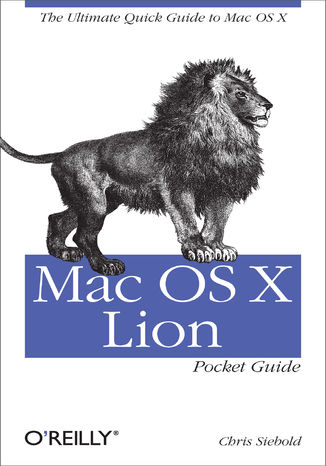 Okładka:Mac OS X Lion Pocket Guide. The Ultimate Quick Guide to Mac OS X 