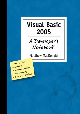 Okładka książki Visual Basic 2005: A Developer's Notebook. A Developer's Not