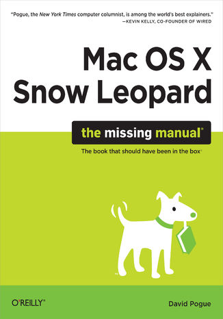 Okładka książki Mac OS X Snow Leopard: The Missing Manual. The Missing Manual