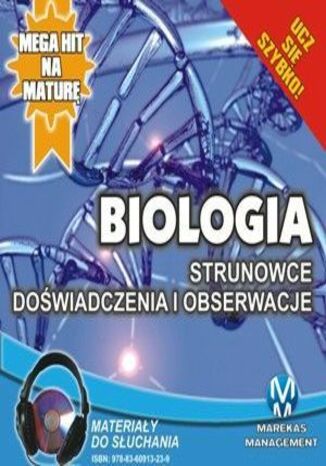 Biologia - Strunowce. Dowiadczenia i obserwacje Jadwiga Woowska, Renata Biernacka - okadka audiobooks CD