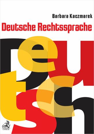 Deutsche Rechtssprache Barbara Kaczmarek - okładka książki
