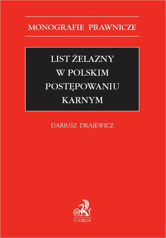 List elazny w polskim postpowaniu karnym Dariusz Drajewicz - okadka ebooka
