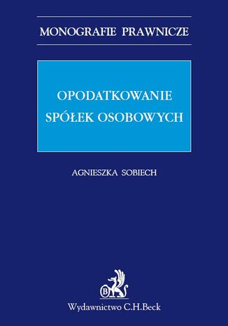 Opodatkowanie spółek osobowych