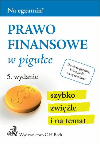 Prawo finansowe w pigułce. Wydanie 5