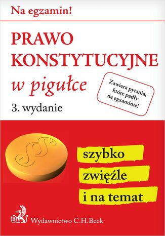 Prawo konstytucyjne w pigułce. Wydanie 3 Wioletta Żelazowska - okładka ebooka
