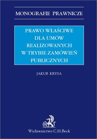 Prawo waciwe dla umw realizowanych w trybie zamwie publicznych Jakub Krysa - okadka audiobooka MP3