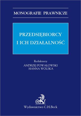 Przedsiębiorcy i ich działalność