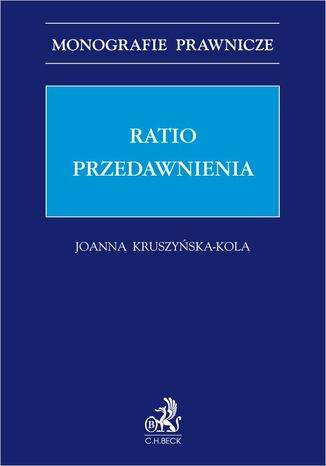 Ratio przedawnienia Joanna Kruszyska-Kola - okadka audiobooka MP3