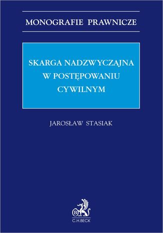 Skarga nadzwyczajna w postpowaniu cywilnym Jarosaw Stasiak - okadka audiobooks CD