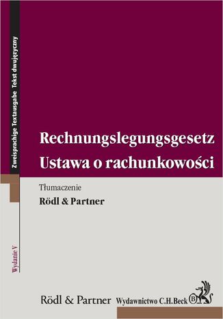 Ustawa o rachunkowości. Rechnungslegungsgesetz. Wydanie 5