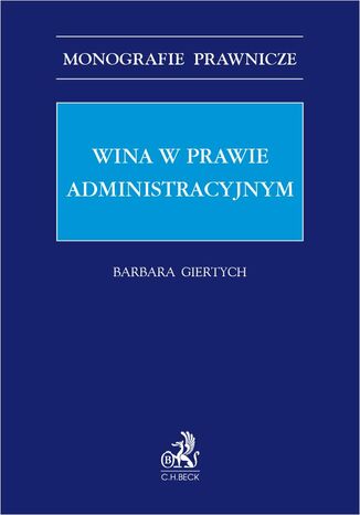 Wina w prawie administracyjnym Barbara Giertych - okadka audiobooks CD