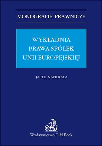 Wykadnia prawa spek Unii Europejskiej Jacek Napieraa - okadka ebooka