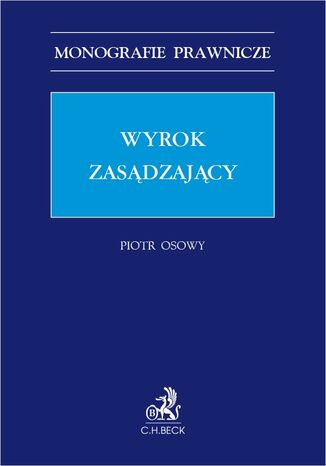 Wyrok zasdzajcy Piotr Osowy - okadka ebooka