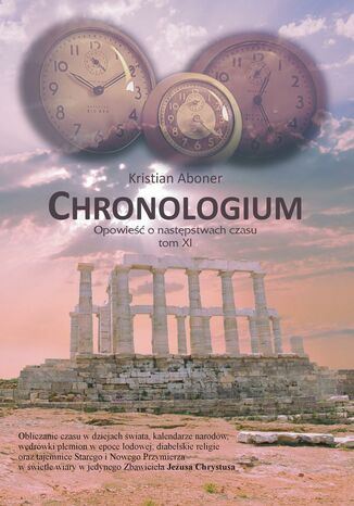 Okładka: Chronologium. Opowieść o następstwach czasu