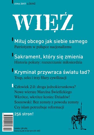 Okładka: Więź 4/2017