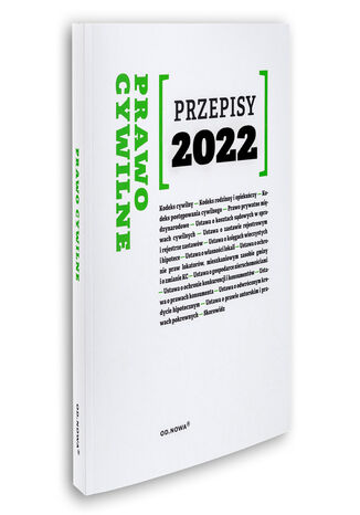 Przepisy 2022 Prawo cywilne Agnieszka Kaszok - okadka ebooka