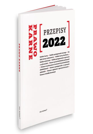 Przepisy 2022 Prawo karne Agnieszka Kaszok - okadka ebooka