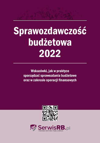 Sprawozdawczość budżetowa 2022 Barbara Jarosz - okładka książki