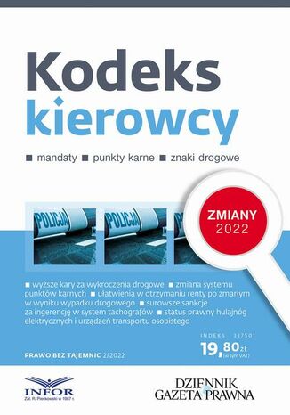 Kodeks kierowcy Zmiany 2022 Eliza Jamborska - okadka audiobooks CD