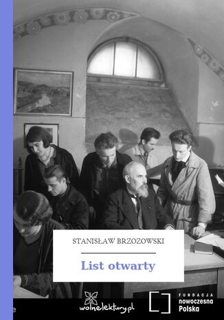 List otwarty Stanisaw Brzozowski - okadka ebooka