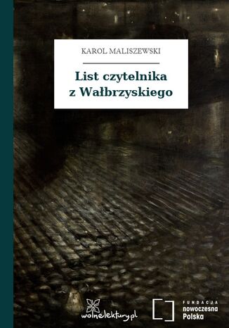 Okładka:List czytelnika z Wałbrzyskiego 