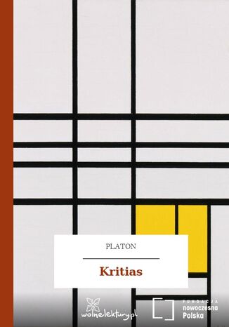 Kritias Platon - okadka ebooka