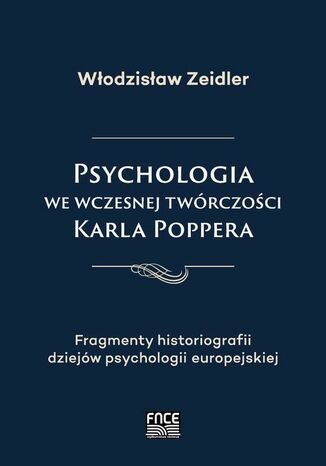 Psychologia we wczesnej twrczoci Karla Poppera Wodzisaw Zeidler - okadka ebooka