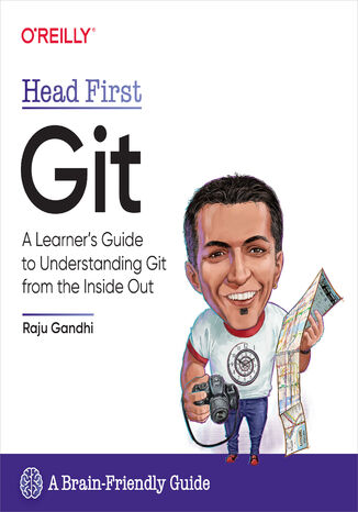 Head First Git Raju Gandhi - okładka książki
