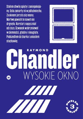 Wysokie okno Raymond Chandler - okadka ebooka