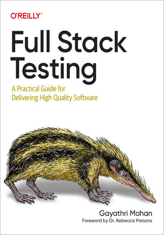 Full Stack Testing Gayathri Mohan - okładka książki