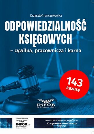 Odpowiedzialnoc ksigowych Krzysztof Janczukowicz - okadka ebooka
