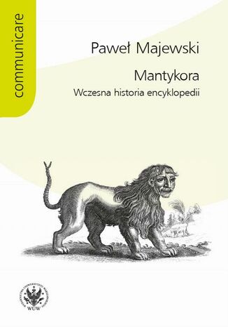 Mantykora Pawe Majewski - okadka ebooka