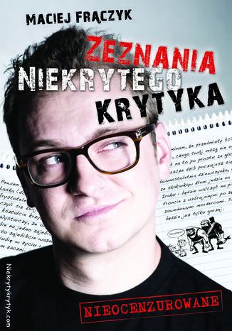 Zeznania Niekrytego Krytyka Maciej Frczyk - okadka audiobooks CD