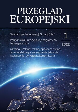 Przegld Europejski 1/2022 Marta Witkowska - okadka audiobooks CD