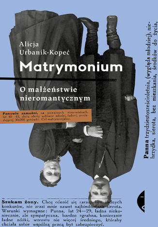 Matrymonium. O małżeństwie nieromantycznym Alicja Urbanik-Kopeć - okładka ebooka